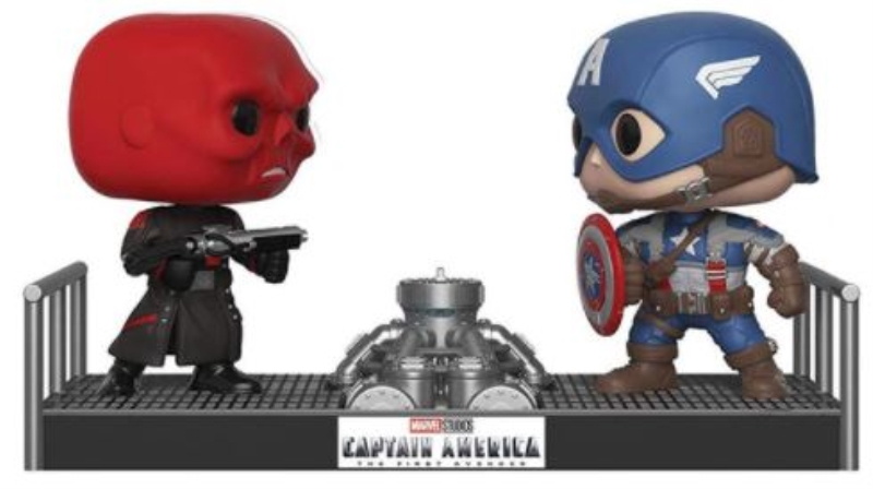 FUNKO ACTION FIGURES FUNKO MOMENTS MARVEL: CAPTAIN AMERICA & RED SKULL